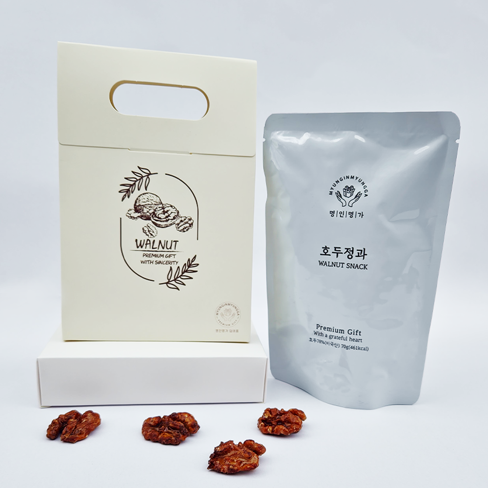 [행사스티커 무료제작]호두정과 답례품 결혼식 조문 단체 선물, 1개, 호두정과 답례품 7,300원