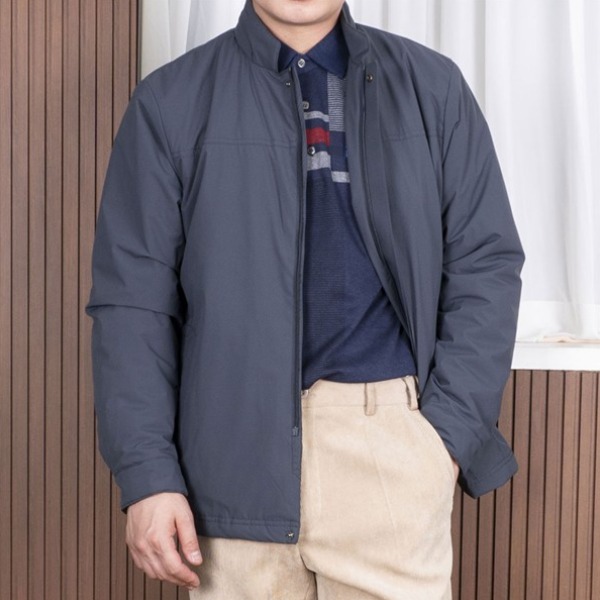 간절기 중년 남성 경량 차이나 카라 사파리 점퍼 74,800원