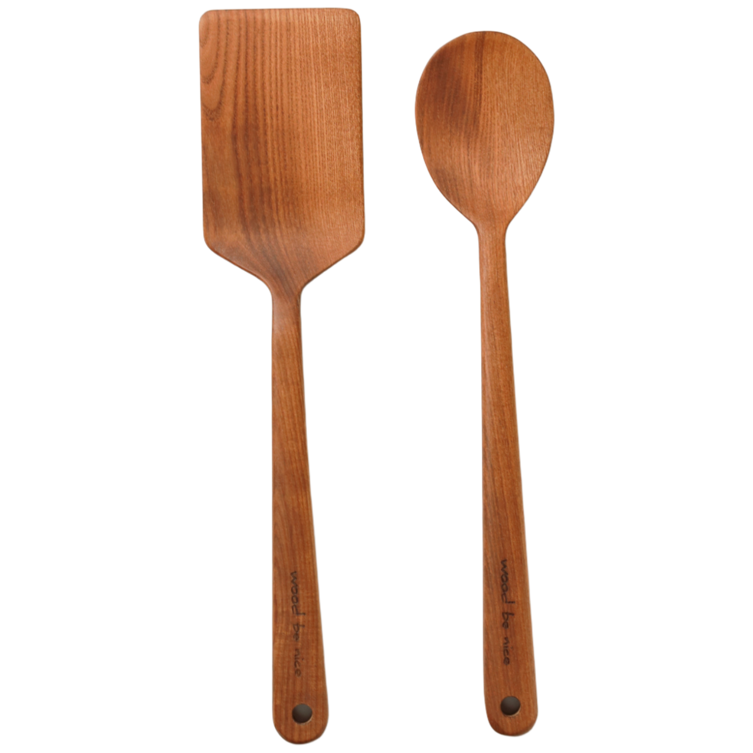 국내제작 나무 볶음주걱 + 뒤집개 2종 세트 26,400원