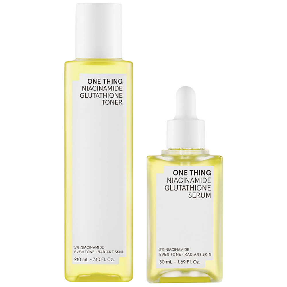 원씽 나이아신아마이드 글루타치온 토너 210ml+나이아신아마이드 글루타치온 세럼 50ml [피부톤 잡티케어 2종세트], 1세트 28,800원