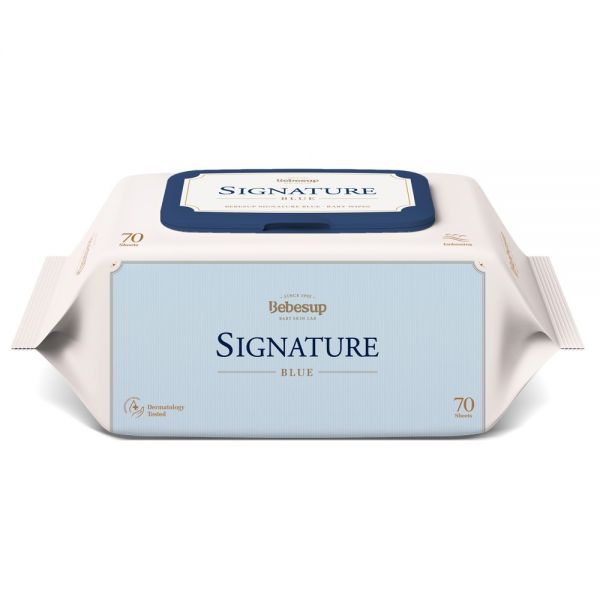베베숲 시그니처 블루 기저귀 물티슈 캡형 70매 x 10팩 35,800원