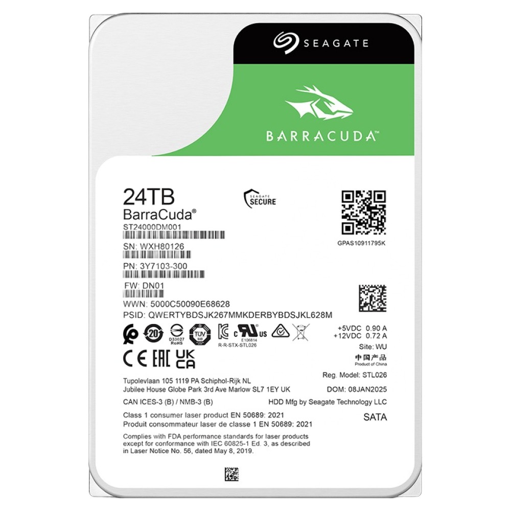 씨게이트 BarraCuda HDD 하드디스크 944,940원