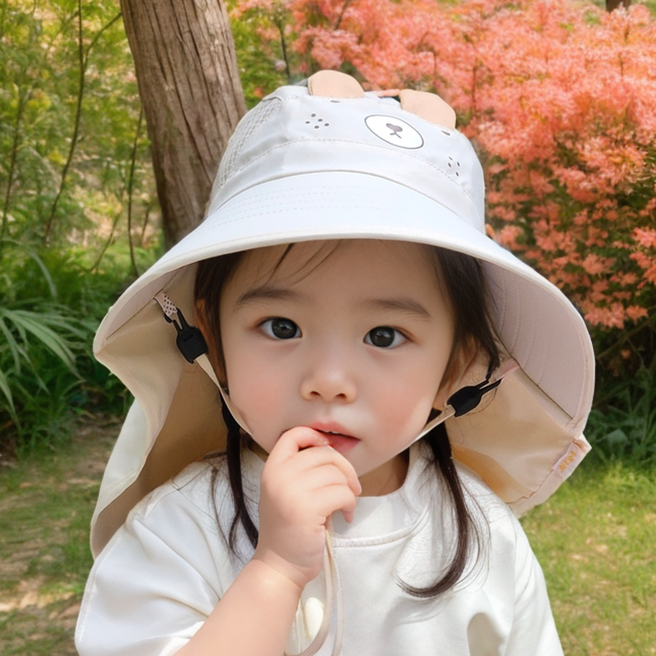 날씨요정 아기플랩캡 아동 여름 수영모자 자외선차단 UV 메쉬 썬햇 15,800원