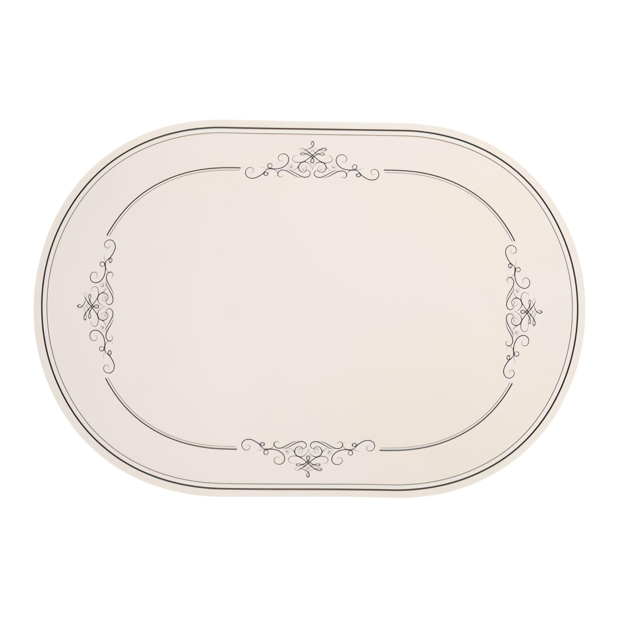 디아르 플래티넘 실리콘 방수 식탁매트 그라치오소, 오트밀베이지, 43 x 29.5 cm, 1개 12,000원