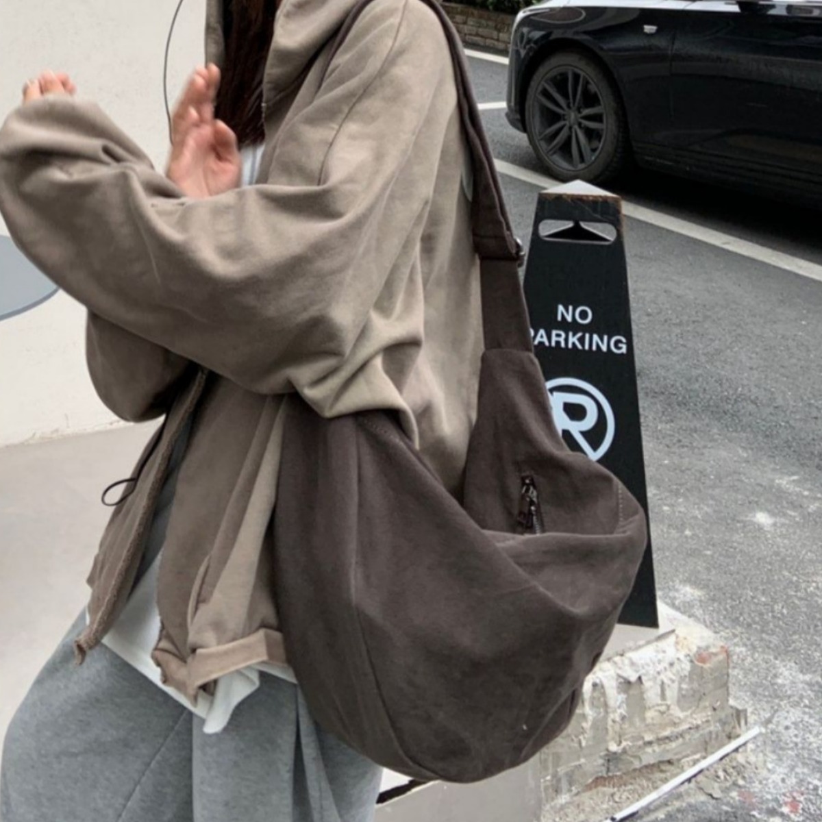 빈티지 반달 크로스 빅백 호보백 보부상 가방 숄더백 크로아상 메신저백 17,900원