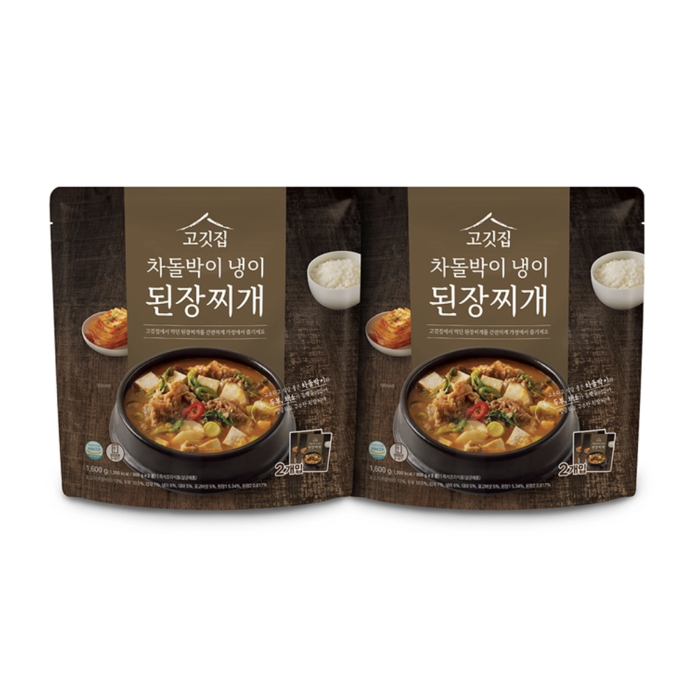 코스트코 고깃집 차돌박이 냉이 된장 찌개 800g 야외 여행 캠핑 냉이 두부 감자 포함, 1세트, 1.6kg 31,980원