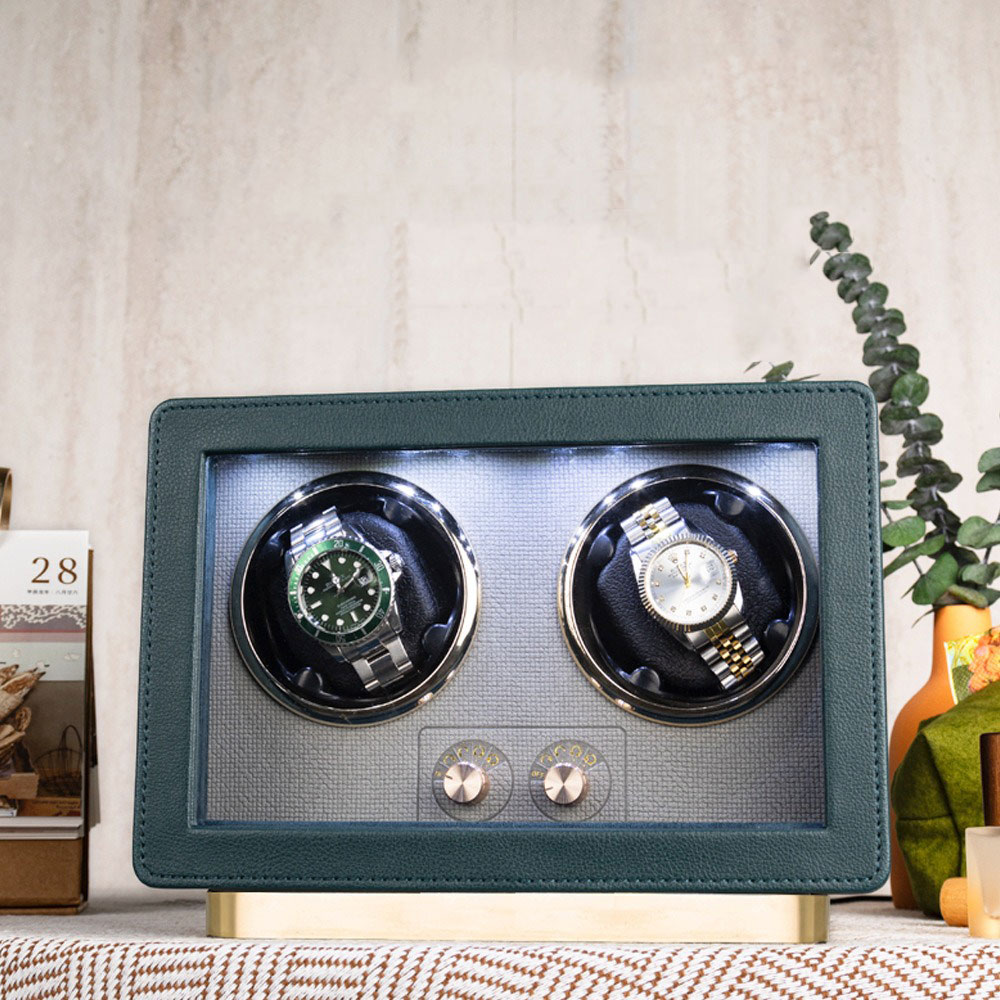 crossinc 와치와인더 시그니처 LED 2구 오토매틱 시계보관함 kc인증 69,800원