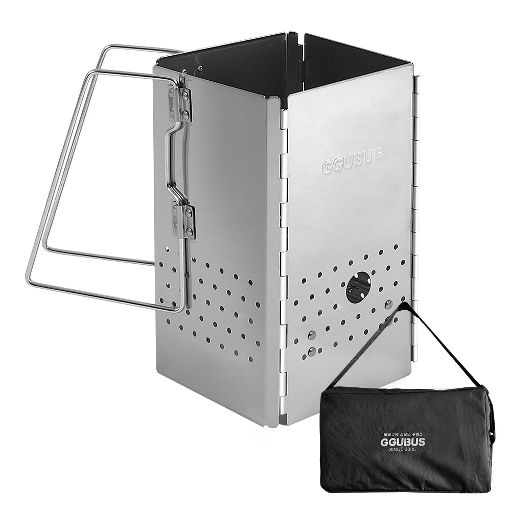 꾸버스 접이식 사각 차콜스타터 18,900원