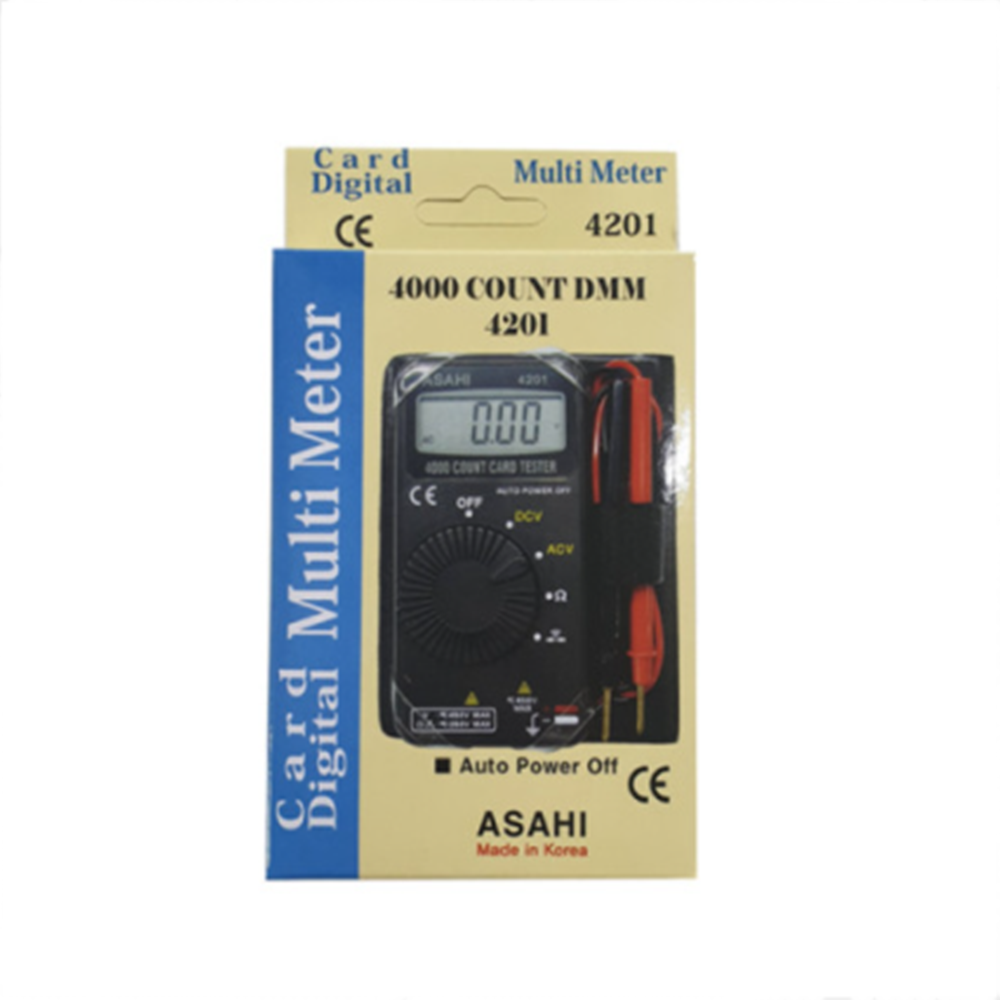 아사히 포켓 테스터기 테스타기 저항 도통 전압측정 테스트 4201, 1개, 현재가 16,500원