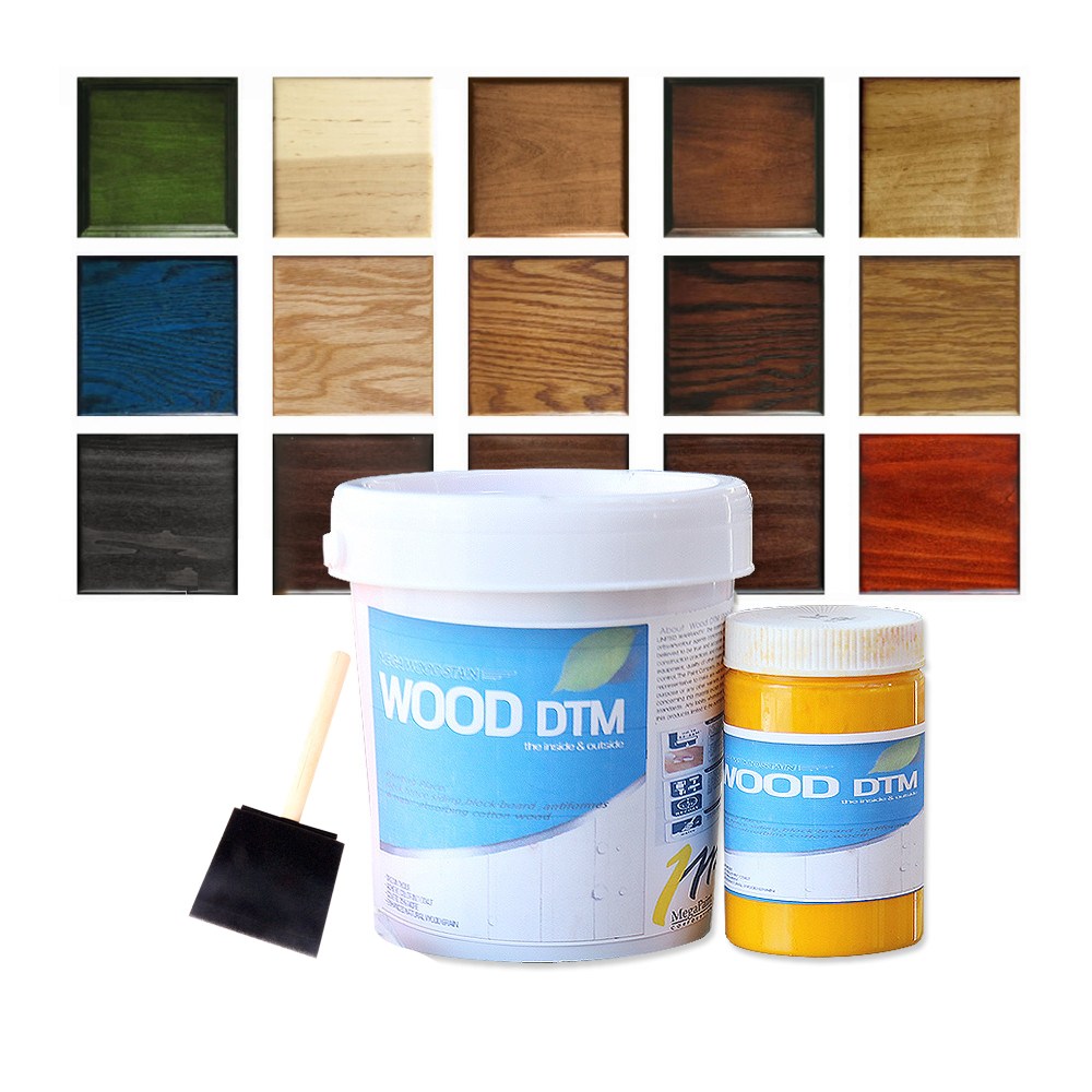 우드DTM 100ml 목재용 + 스테인용 스펀지 붓 5인치 친환경 스테인 우드스테인 7,250원