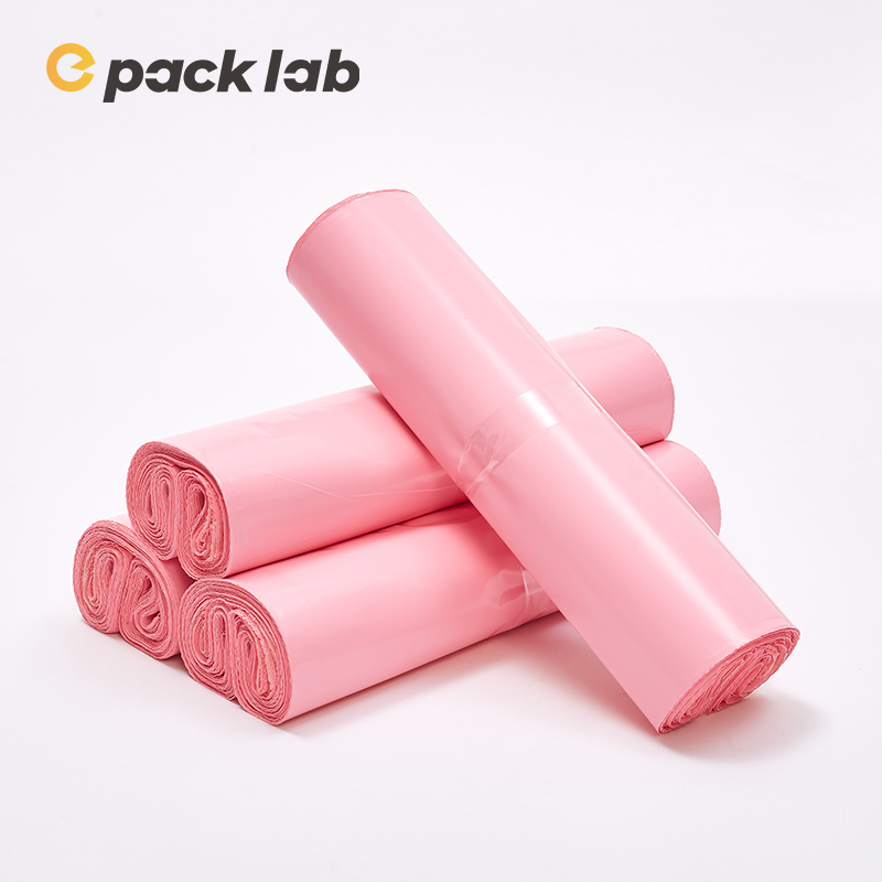 epacklab LDPE 0.07T 두꺼운 택배봉투 파스텔 핑크 방수 포장봉투 강력접착 프리미엄 택배용, 100개, 현재가 12,500원