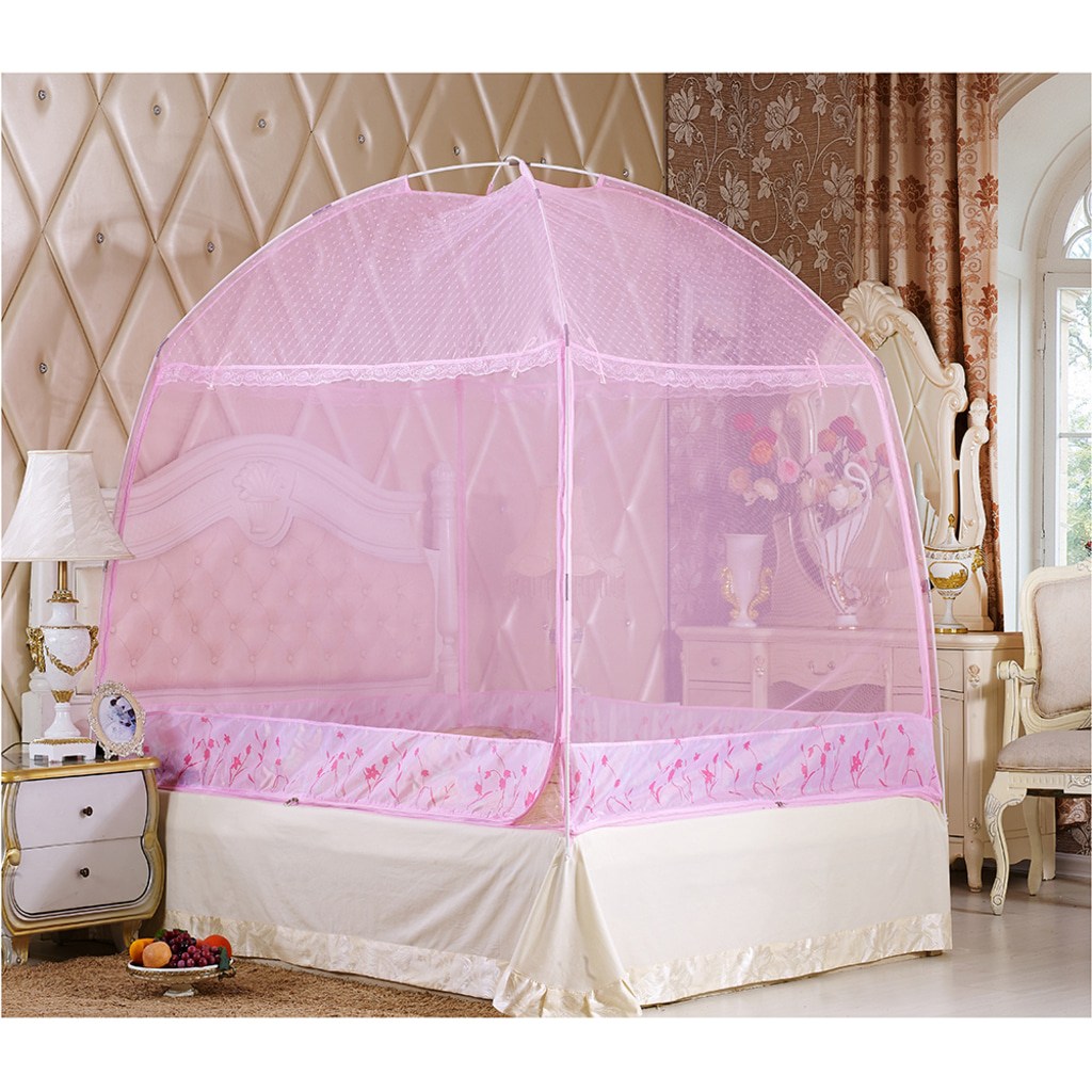 리빙피스 유니룸 모기장(180x200cm) (핑크), 상세페이지 참조 35,000원