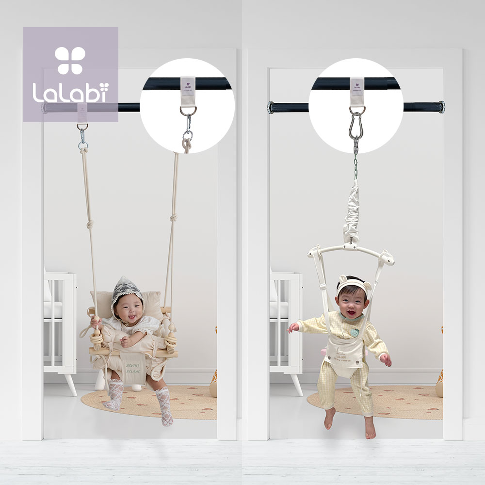 라라비 도어형 아기그네 + 점퍼루 세트 2in1 스윙점퍼 풀세트 포터블 129,000원