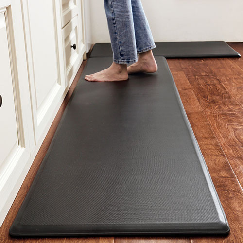 무타공마켓 PVC 발편한 주방매트 두꺼운 싱크대 매트 발판 논슬립형, 블랙 34,900원