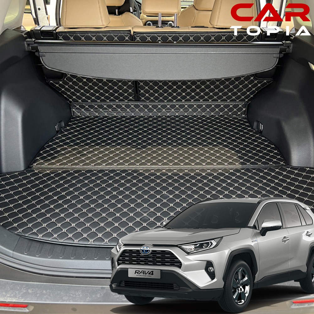 카토피아 토요타 라브4 5세대 퀼팅 트렁크매트 일체형 분리형 가죽 차박 바닥 차량 용품 126,000원