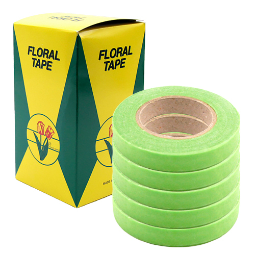 attizone 꽃철사 지철사 꽃테이프 플라워테이프 나뭇잎 장미엽 꽃만들기 공예 꽃만들기 재료, 꽃테이프 연두(12개입), 1개 9,640원