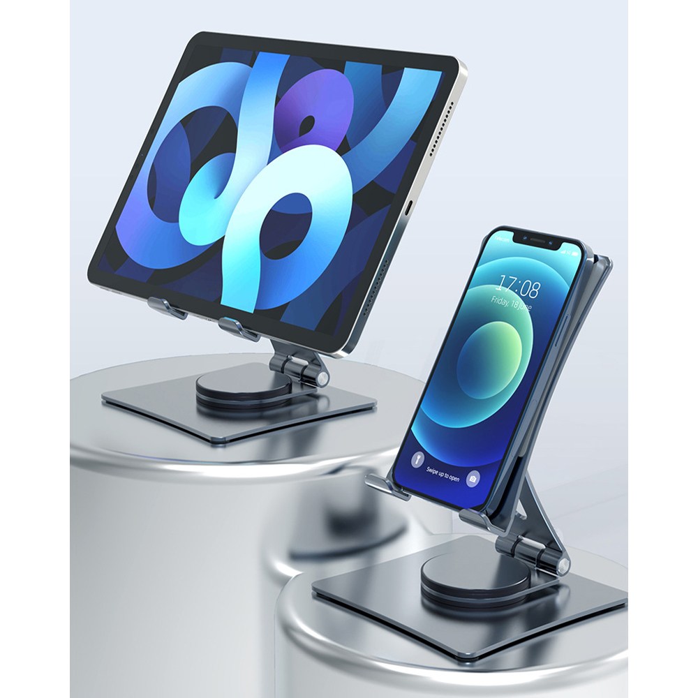 리빙톤 360도 알루미늄 스마트폰 회전 거치대 소형 대형 / 핸드폰 태블릿 거치대 유앤아이 29,100원