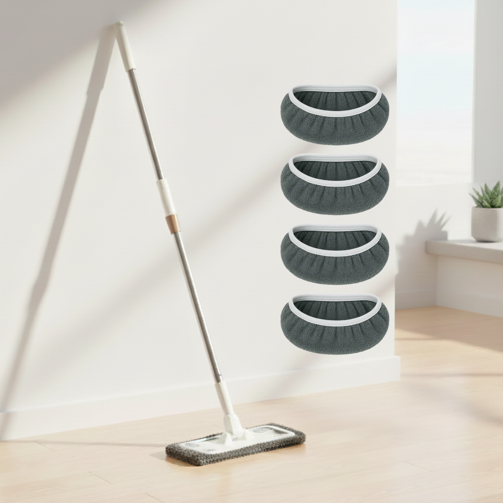 무드워크 가정용 밀대걸레 바닥청소 밀대걸레 + 빨아쓰는 극세사 커버 4p 세트 17,800원