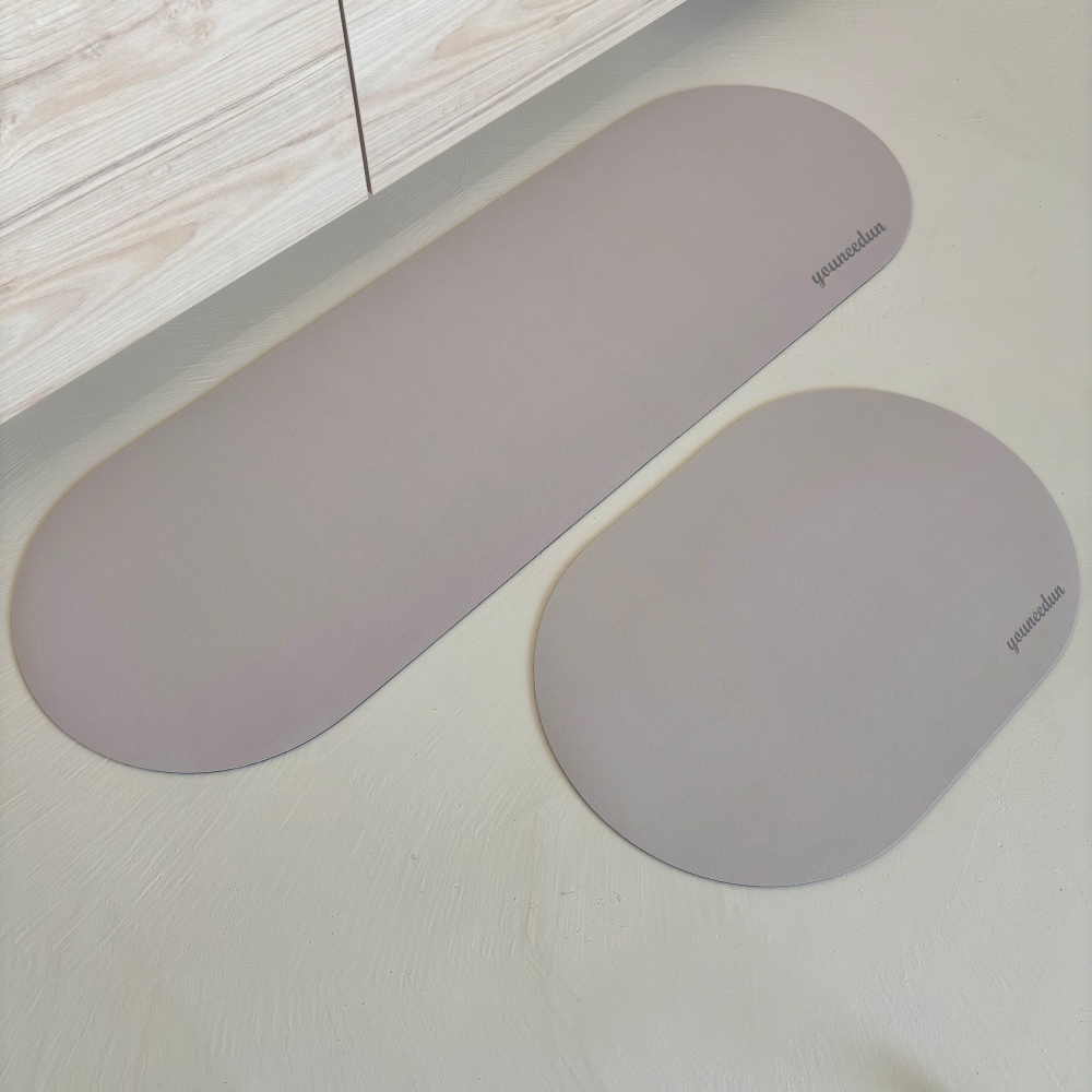 유니드언 빨아쓰는 욕실 주방 규조토 발매트 2종세트, 아이보리, 1세트 17,220원