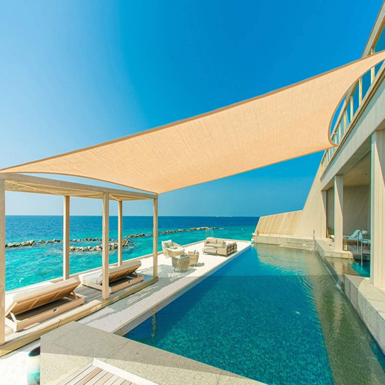 세모천막 매쉬 썬쉐이드 삼각 사각 차광막 옥상 정원 펜션 수영장 천막 그늘막 가림막 50,180원