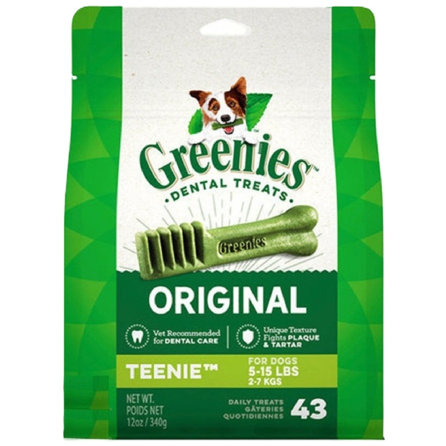 그리니즈 티니 덴탈껌 340g (43개입) cof*8013JV 18,000원