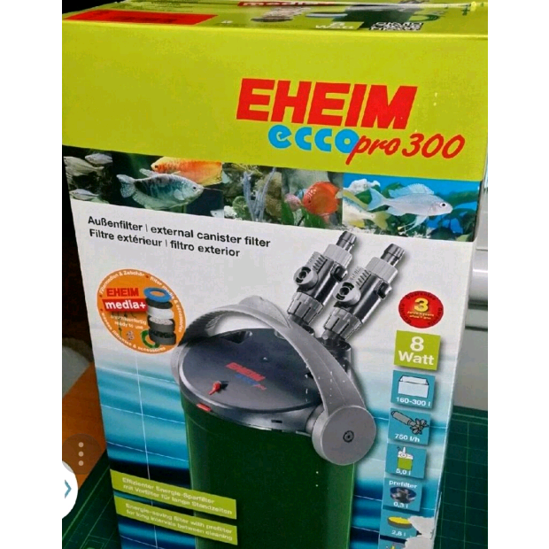 에하임 에코프로 300 외부여과기- 섭스프로 여과재 포함 (3~4자용 거북이,구피,열대어 249,000원