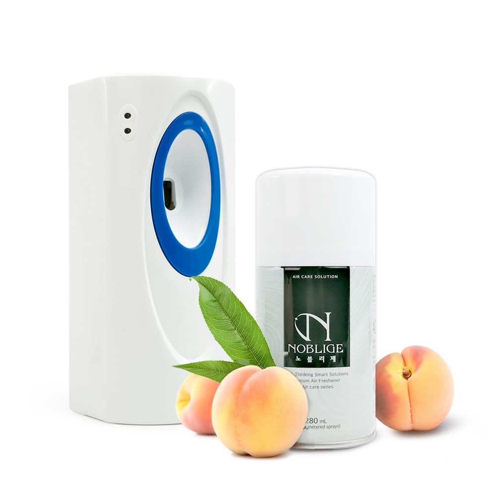Kimspp 프리미엄 노블리제 방향제(복숭아향)+자동분사기+건전지 고급 아로마캔향 실내 공간 화장실방향제 청향제 탈취제 13,800원