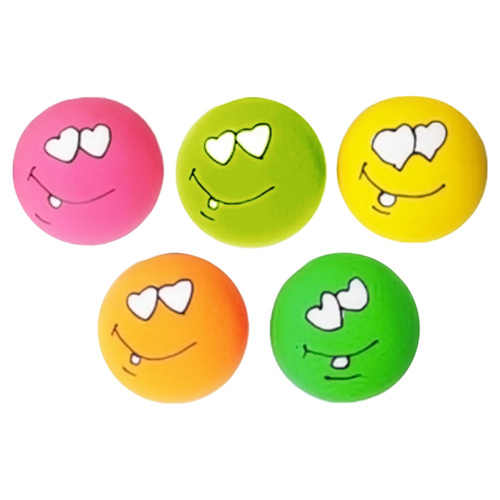 티티펫 강아지 만득이 삑삑이 라텍스볼 장난감, 랜덤발송, 5개 9,900원