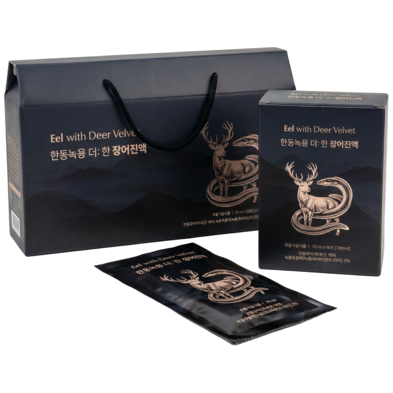 한동녹용 더:한 장어진액, 30개, 70ml 189,000원