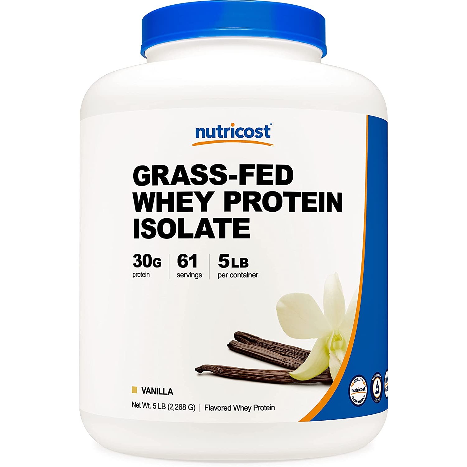 뉴트리코스트 그래스 페드 웨이 프로틴 아이솔레이트 2268g 바닐라맛 1병, 1개, 2.268kg 129,900원