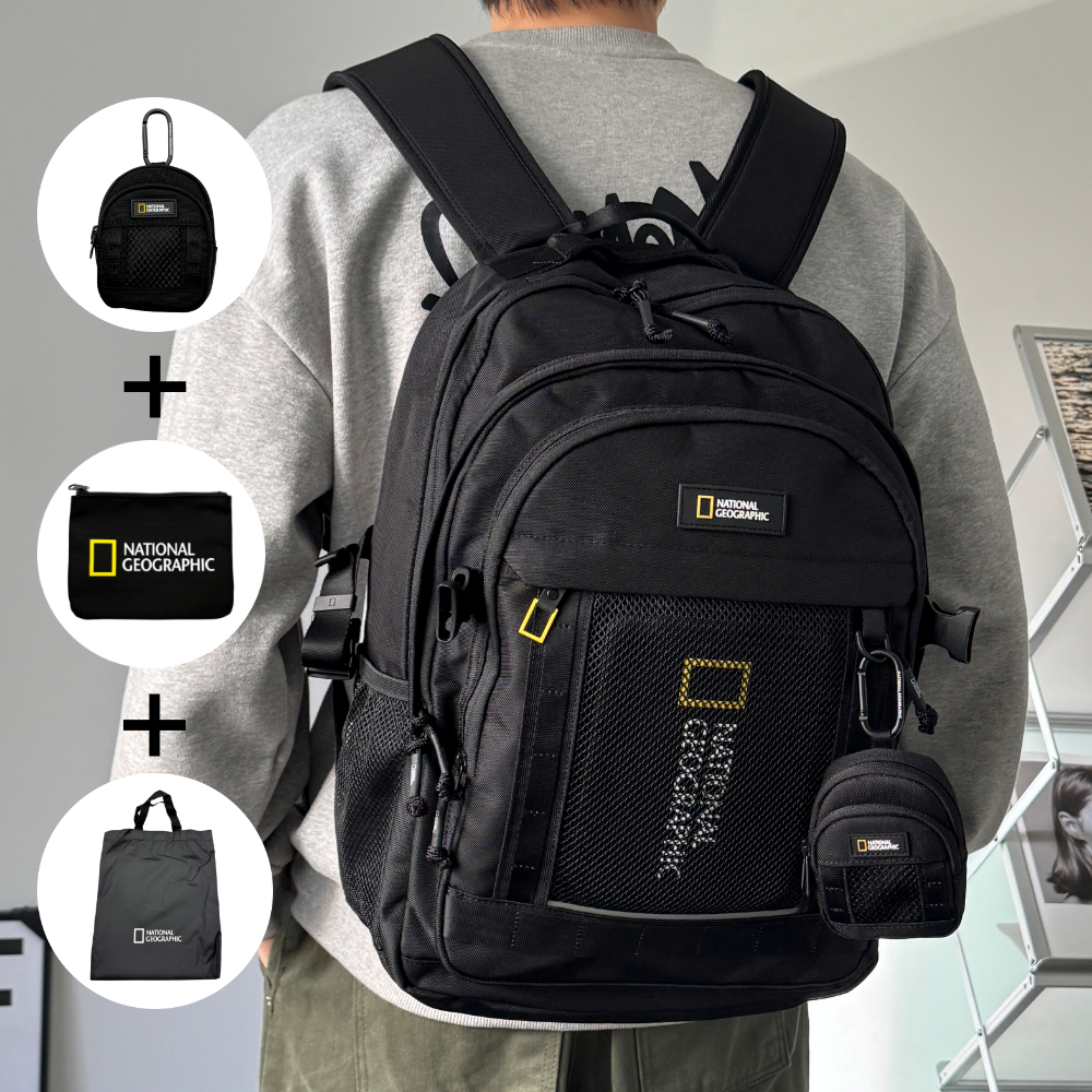[국내매장판] 내셔널지오그래픽 백팩 파치 가방 중학생 남자 학생 고등학생 N251ABG510 149,000원