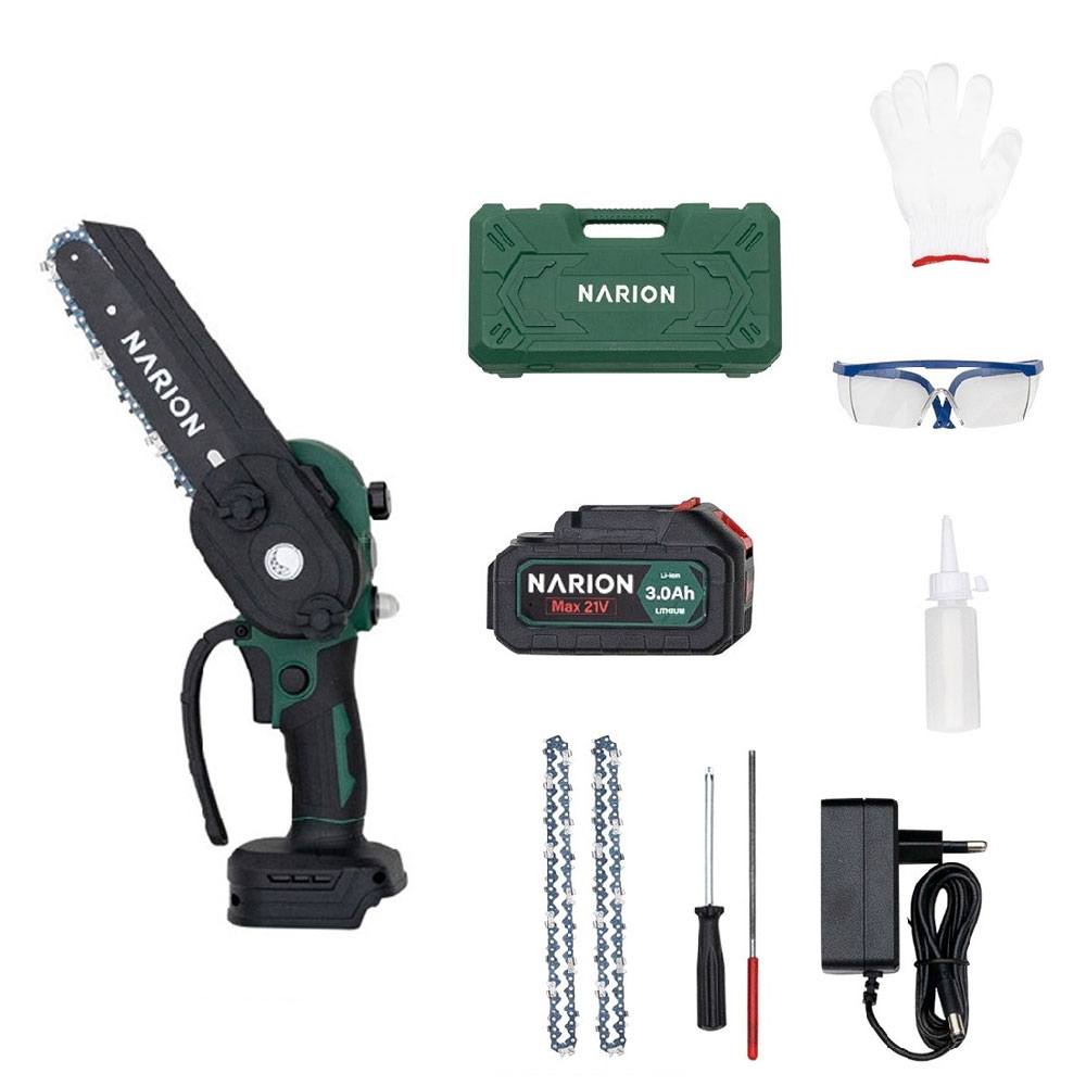 나리온 체인톱 6인치 배터리 2개 세트 3.0Ah 한손톱 HD-CS6, 1개 169,500원