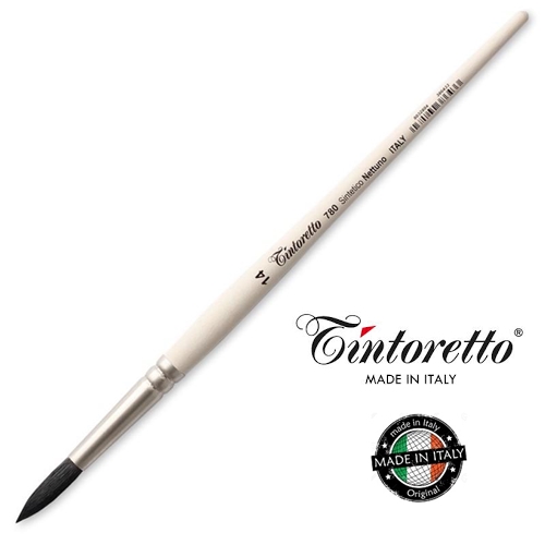 [띤또레또] 780 넵튠 신서틱 수채붓 세필붓 둥근붓 어반스케치붓 낱개, 1개, 4호 3,600원