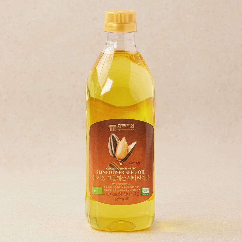자연주의 유기농 고올레산 해바라기유 1L 129,740원