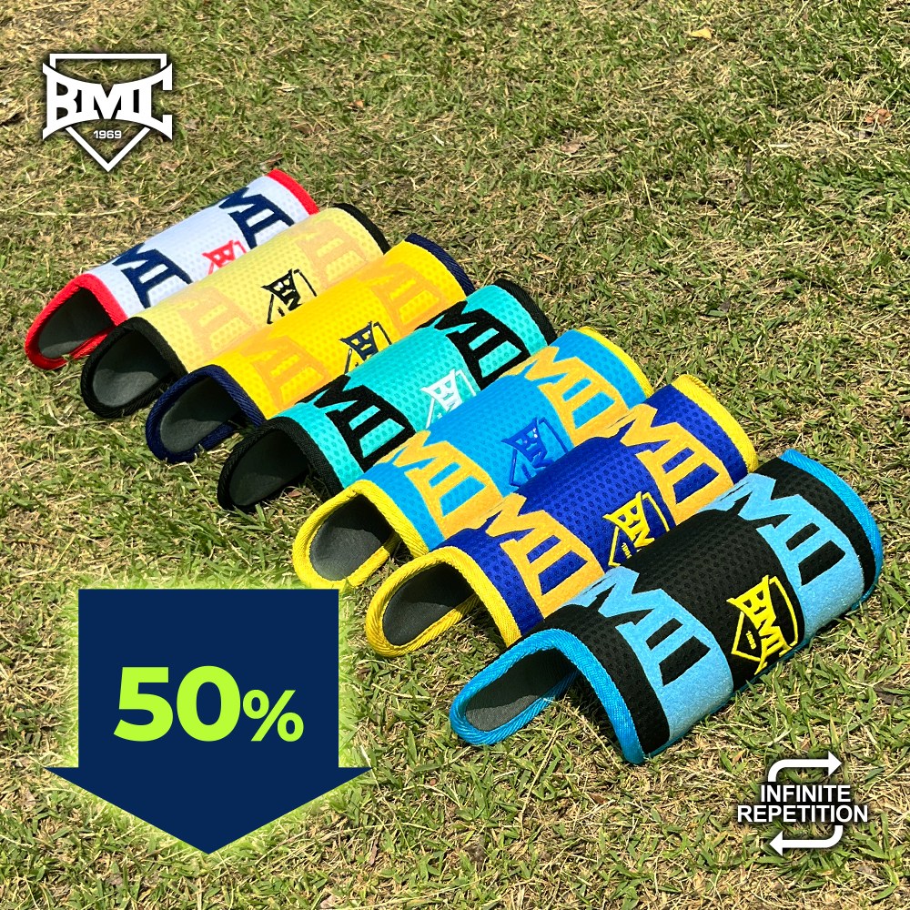 BMC 무한 성형 유소년 야구 타자 풋가드 YSG-LF/RF, 1개, WHITE/NAVY/RED 34,500원