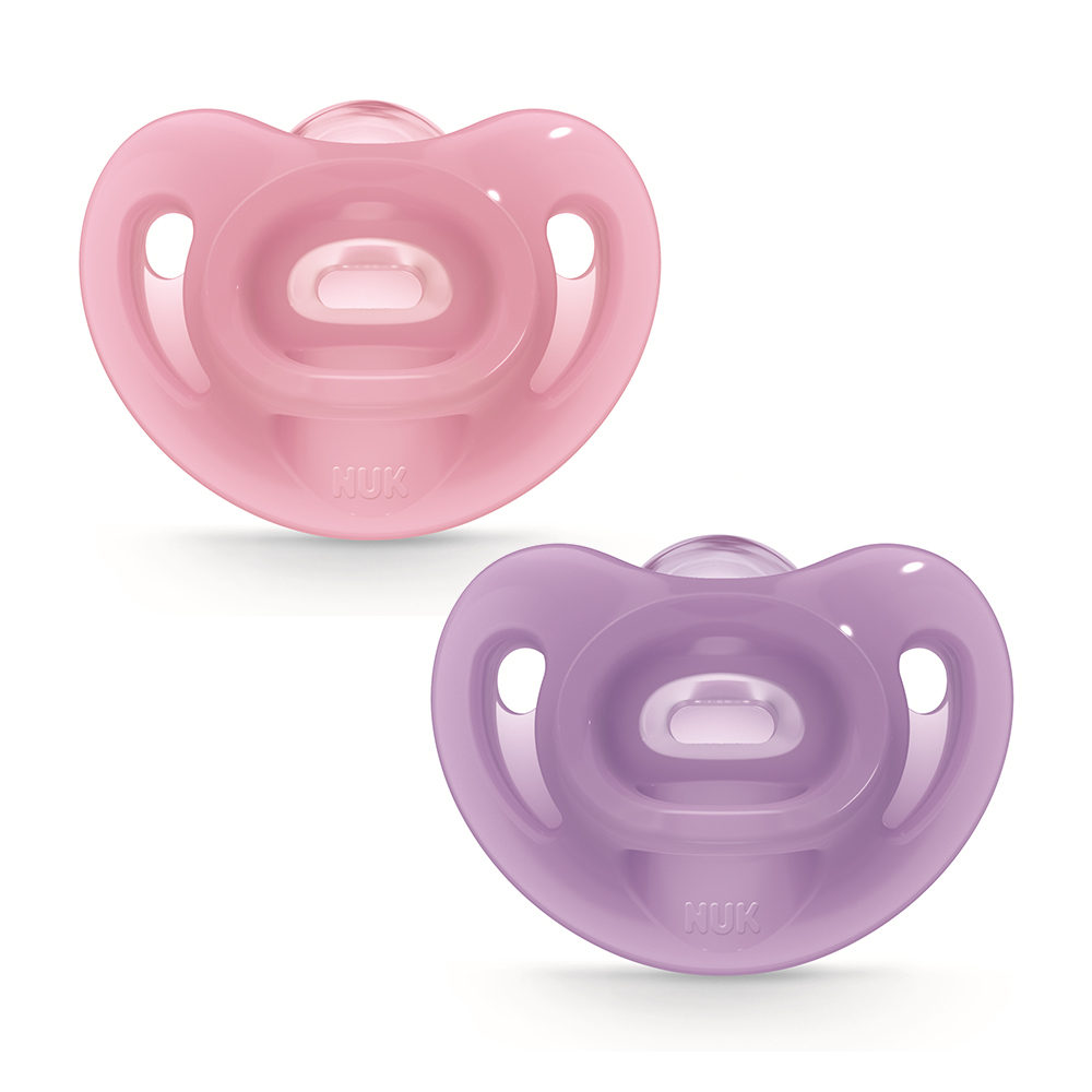 누크 센서티브 올실리콘 쪽쪽이 2개입, 1세트, 핑크+퍼플, S2 (6~18개월) 19,600원