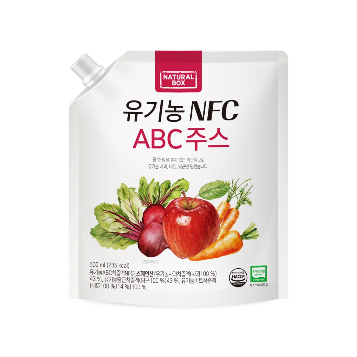 내추럴박스 유기농 ABC 주스, NFC 착즙 9,900원