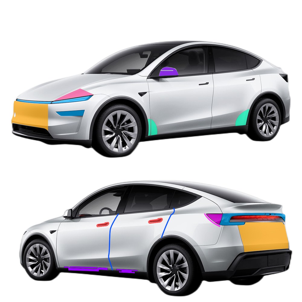 스킨엑스 테슬라 뉴 모델Y 주니퍼 외장필수패키지 A PPF 차량보호필름, 1개 198,000원