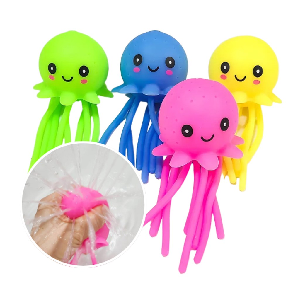 문어 말랑 물풍선 4종세트, 1세트, 옐로우+그린+핑크+블루 9,900원