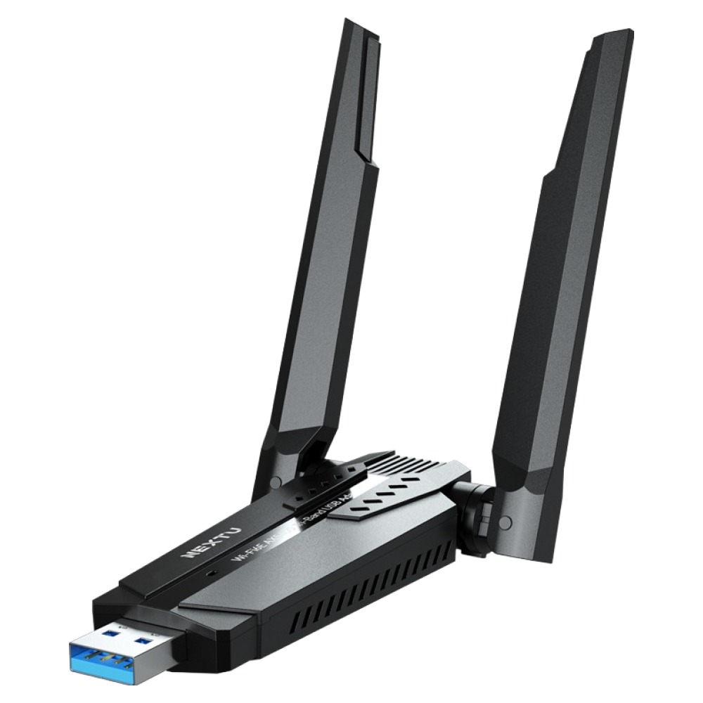 넥스트유 래이판 WiFi6E 트라이밴드 듀얼 외장안테나 무선랜카드 28,600원