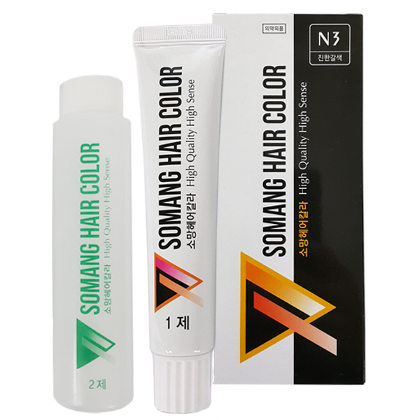 소망 헤어 컬러 새치 멋내기 염색약 염모제 3,600원