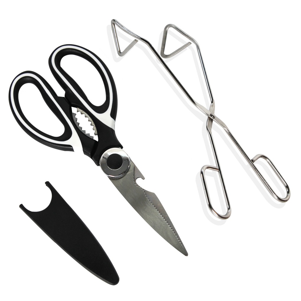리빙글로리 싹둑 안전캡 가위 + 트라이앵글 집게 세트 9,340원