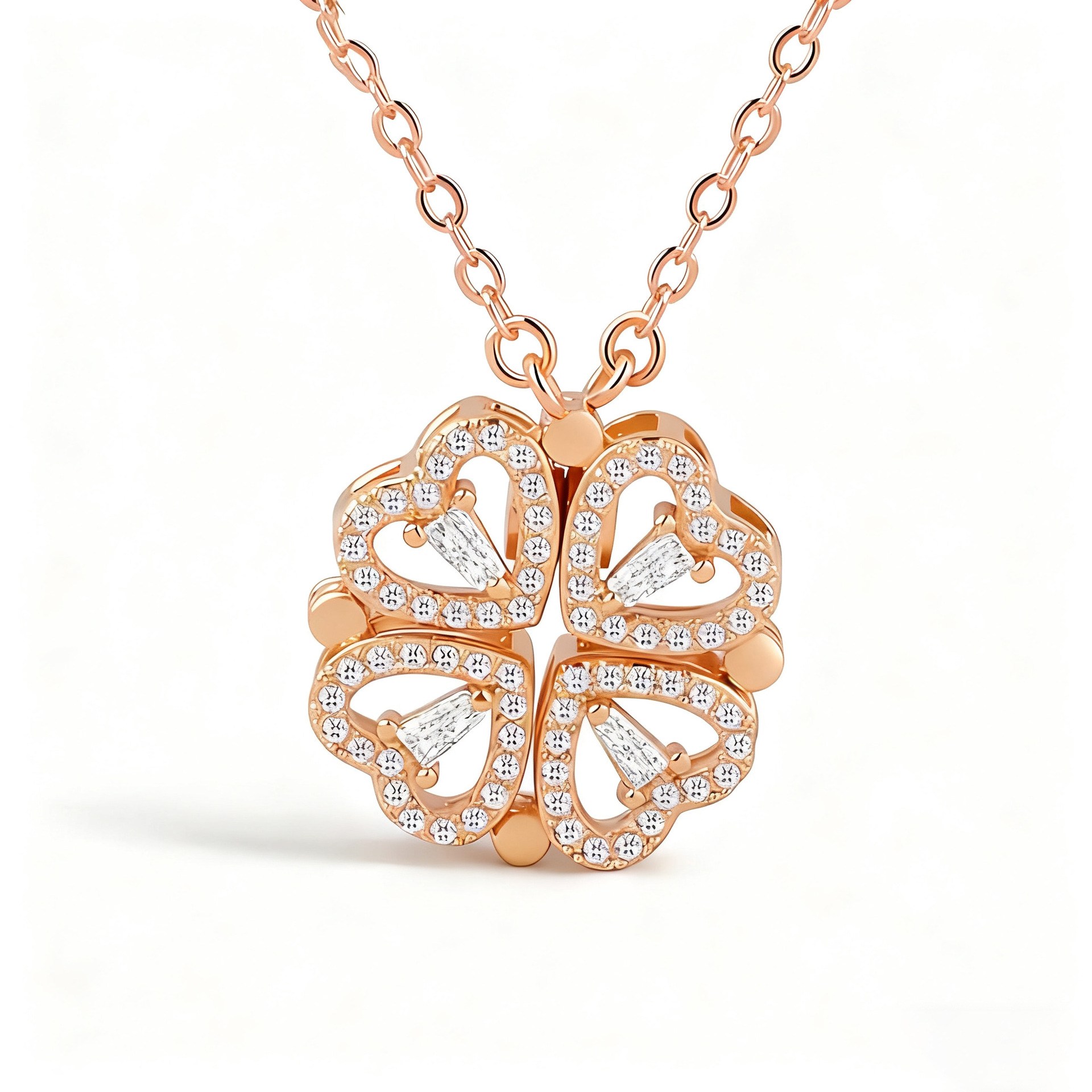 데일리나라 14k 18k 여자 유니크 네잎클로버 목걸이 선물 379,000원