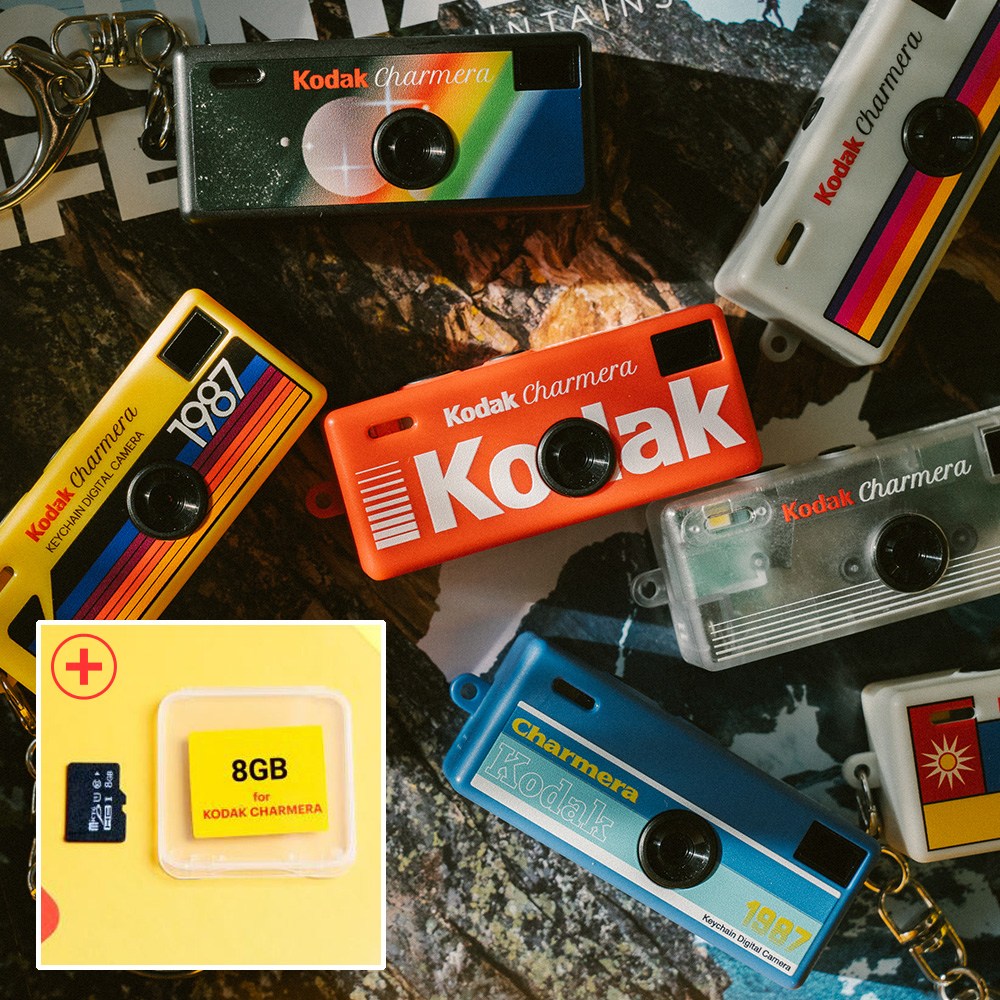 [공식정품] 코닥 차메라 키링 디지털 카메라 (종류랜덤 / 메모리카드 선택) 64,000원