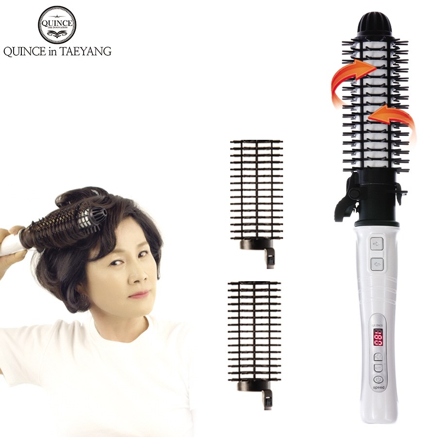 퀸스IN태양 오토롤링 브러쉬고데기 시즌1+헤어롤2개 자동회전 에어뽕 뿌리볼륨 볼륨웨이브  헤어롤탈착 봉고데기사용가능 해외겸용 63,900원