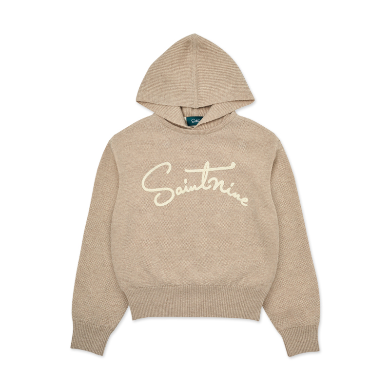 [세인트나인] 여성 후드 스웨터 BEIGE 114,800원