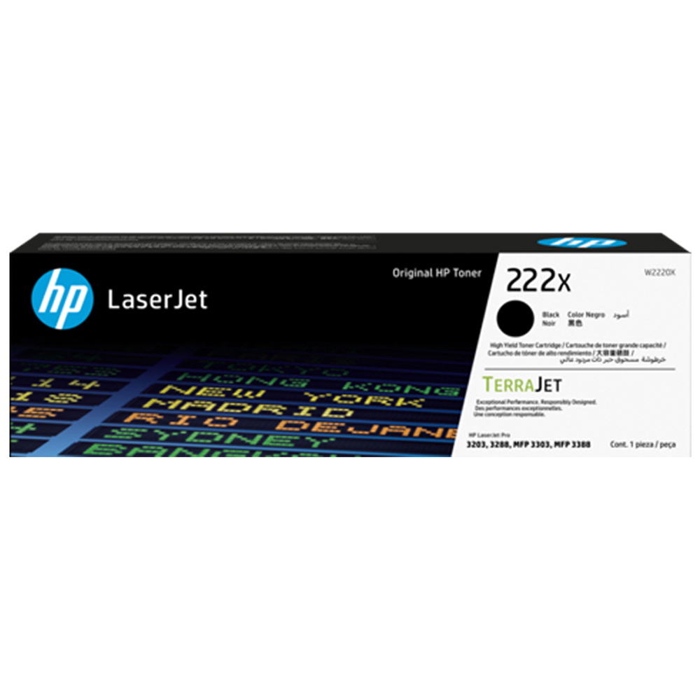HP 정품 No.222X 대용량 토너 W2220X, 1개, 검정 125,850원