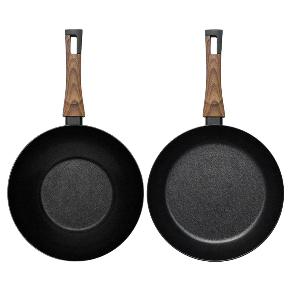 실바트 IH 인덕션 까리노 프라이팬 세트 2개, 블랙, 프라이팬 28cm + 궁중팬 28cm, 1세트 64,900원