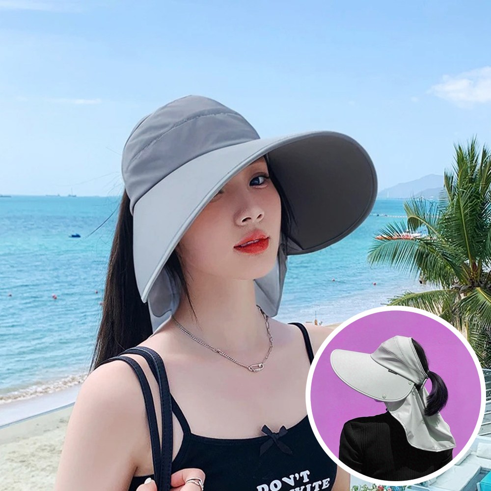 헤이루나 챙넓은 자외선차단 썬캡 햇빛가리개 여름 모자 9,820원