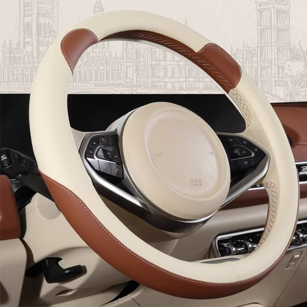 C99 투톤 곰돌이 자동차 핸들커버 (370~380mm 공용) 16,900원